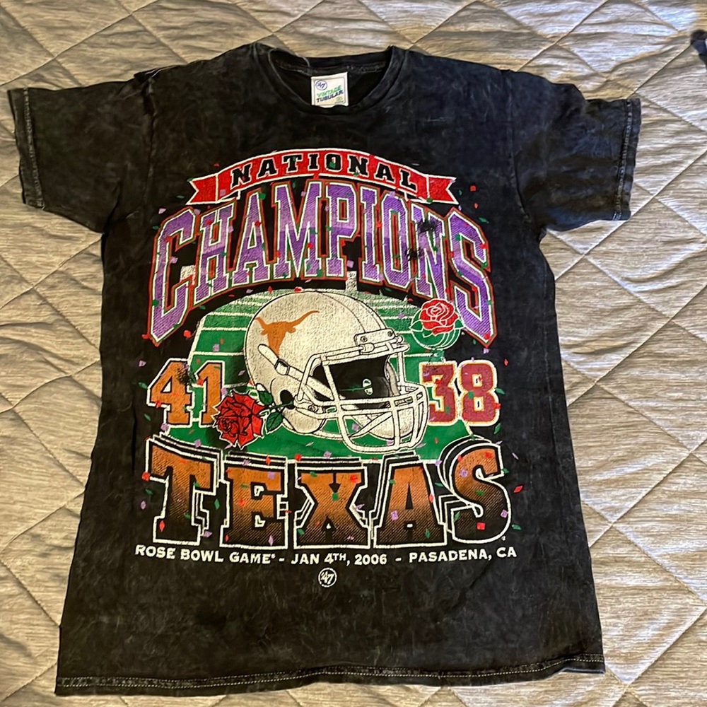 47 Vintage Tubular 2006 University of Texas Rose Bowl Game National Champions
